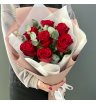 Букет из роз «Красный закат»
