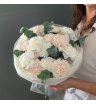 Букет с диантусами и эвкалиптом 4