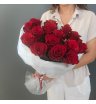 Букет « Миссис Ред » из 15 красных роз 3