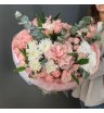 Букет сборный с розовой французской розой 1