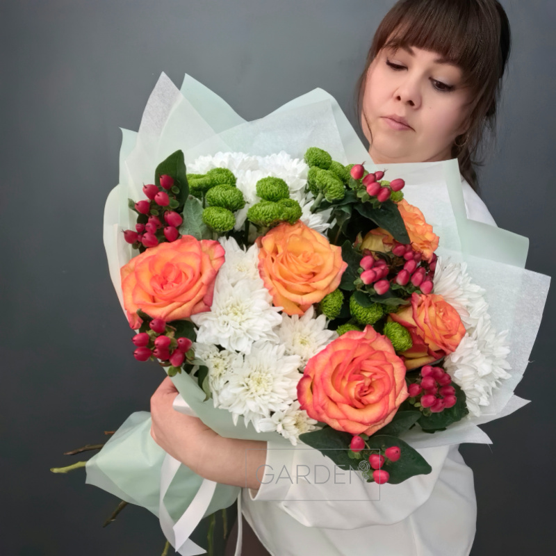 Букет « Поцелуй осени» 3